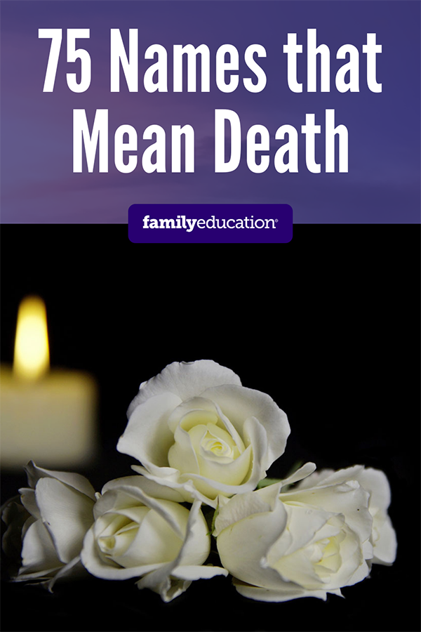 75 Names That Mean Death Pinterest 